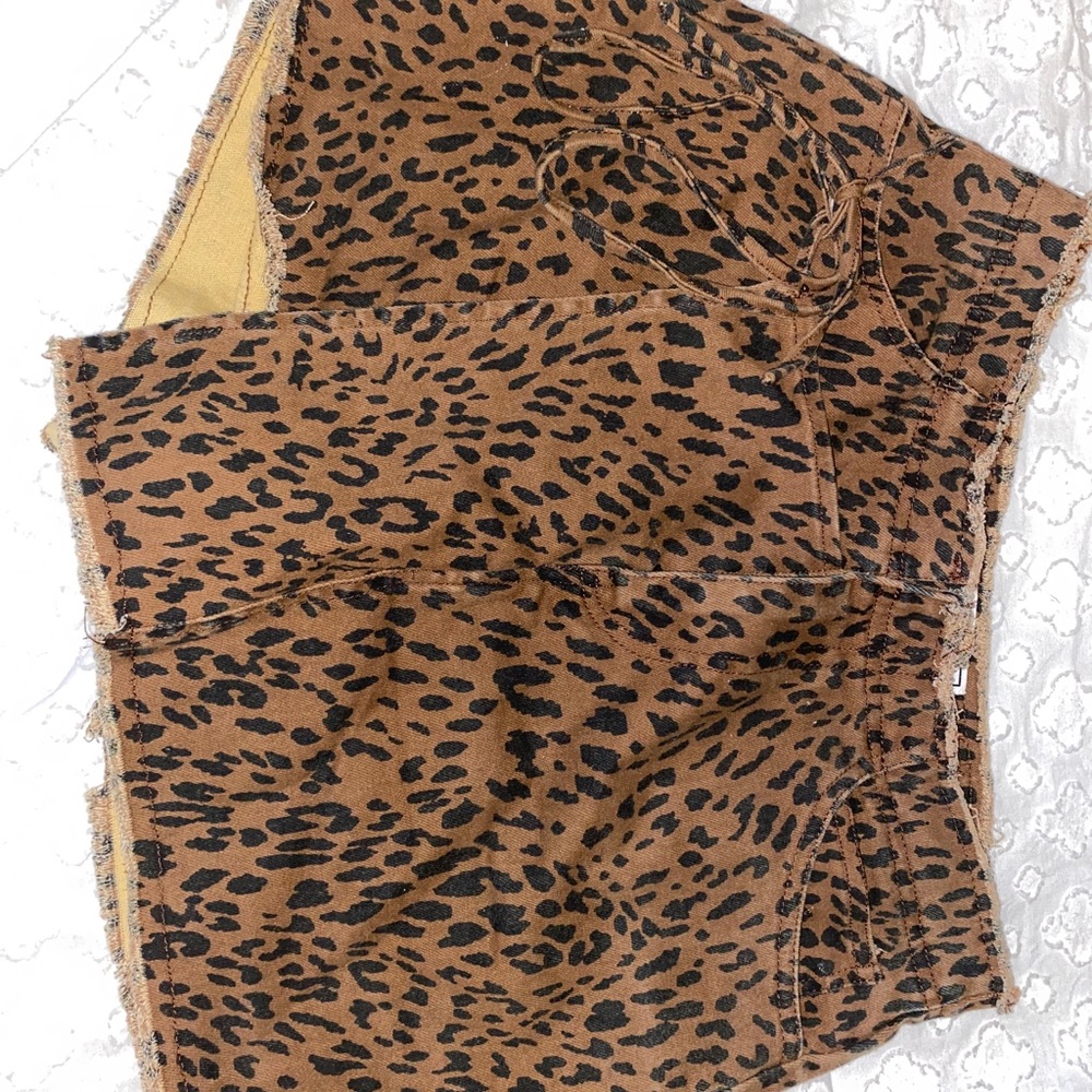 Cheetah skort